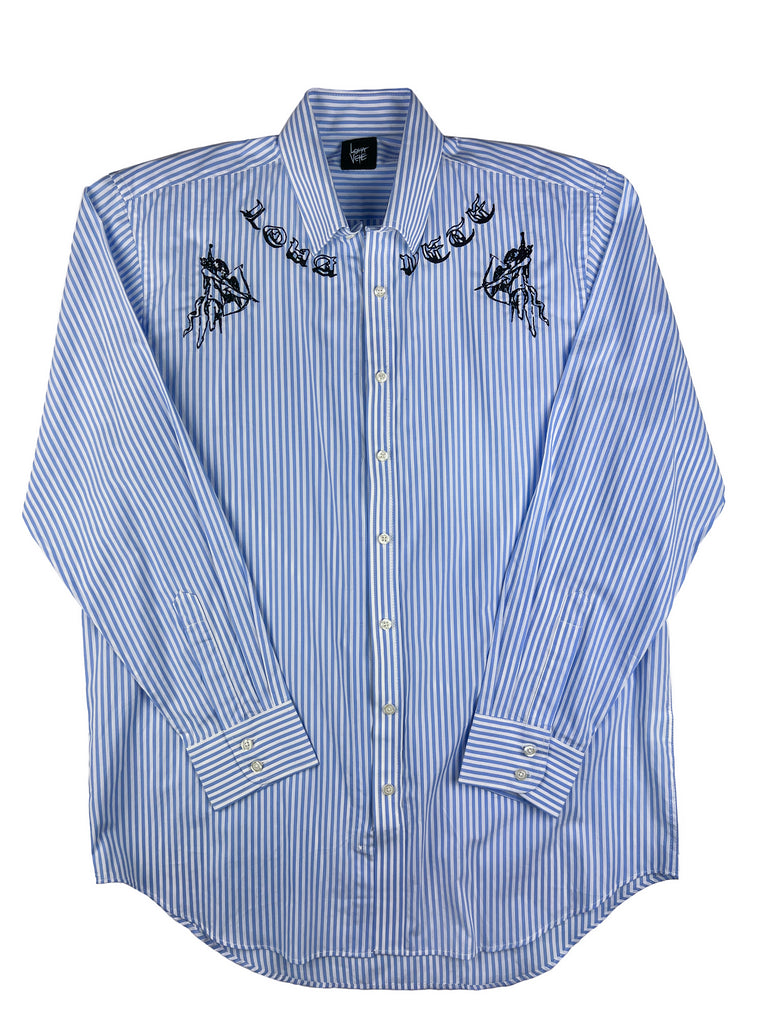 ARCO ANGELI EMBROIDERED Zip Up Shirt