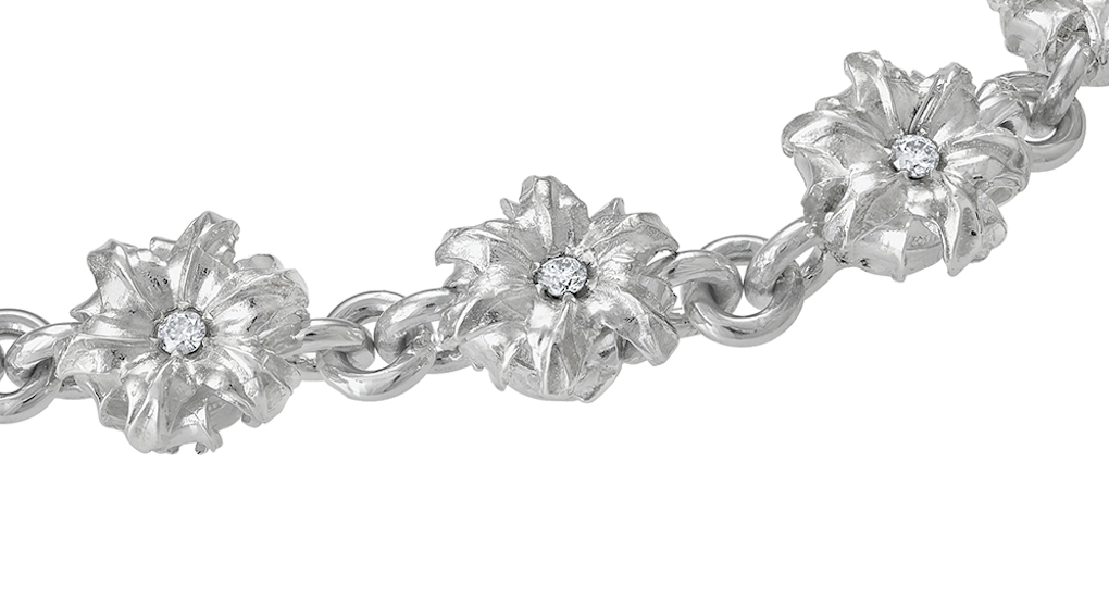 BULLET FLOWER DIAMOND CHAIN